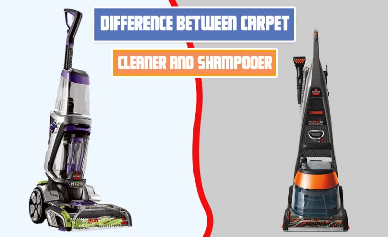 difference between carpet cleaner and shampooer