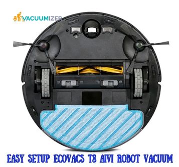 Easy Setup ECOVACS T8 AIVI Robot Vacuum