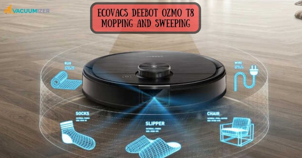 Ecovacs Deebot Ozmo T8 Mopping and Sweeping