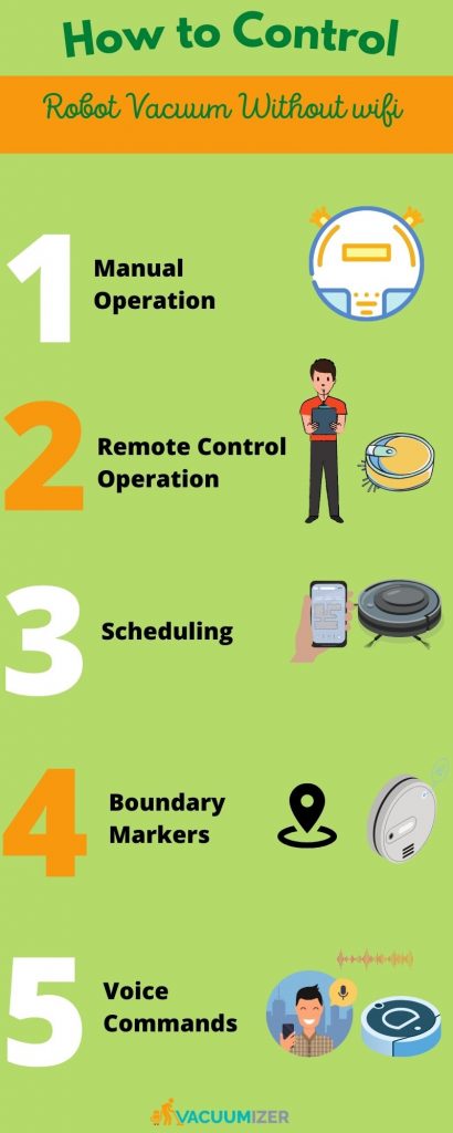 How to Control a Robot Vacuum Without wifi