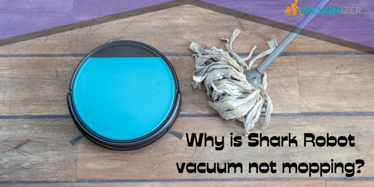 Why is Shark Robot vacuum not mopping