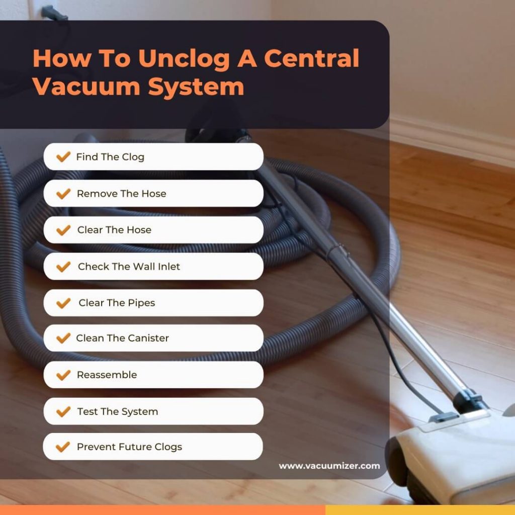 How To Unclog A Central Vacuum System